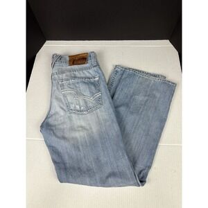 Y2K Big Star Pioneer Jeans 32S Bootcut Distressed Faded Denim Grunge Workwear